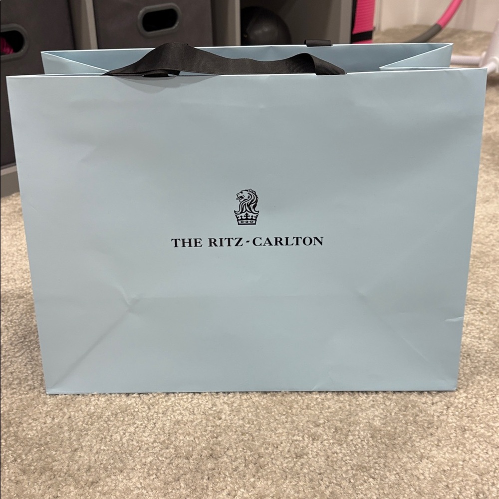 The Ritz Carlton Blue Gift Bag